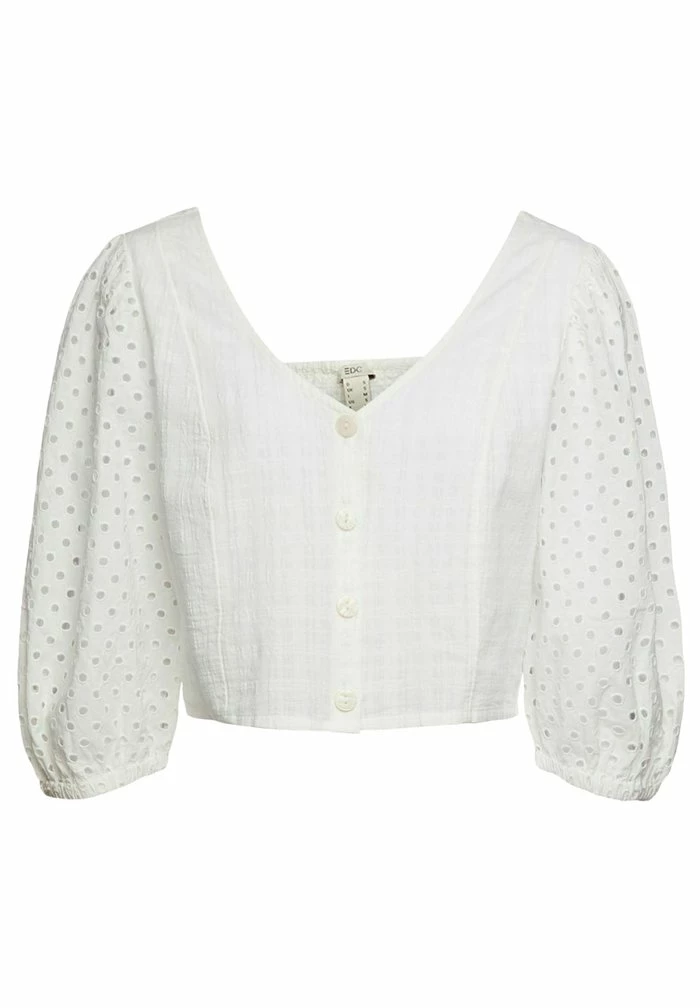 Edc By Esprit Blouse - Off White 6 Edc By Esprit Blouse - Off White - Image 6