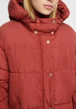 Edc By Esprit Winter Coat - Terracotta -edc by Esprit Shop 8b982d367e9e4f1ca034549bc0ac654b