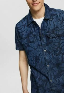 Edc By Esprit Shirt - Blue Medium Wash -edc by Esprit Shop 8ca0b6530bc14012949a6f444f9a945e