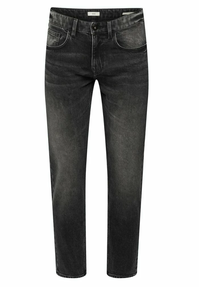 Edc By Esprit OUT STRETCH - Straight Leg Jeans - Black Medium Wash 7 Edc By Esprit OUT STRETCH - Straight Leg Jeans - Black Medium Wash - Image 7