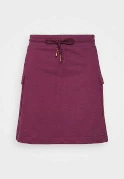 Edc By Esprit SKIRT - Mini Skirt - Bordeaux Red