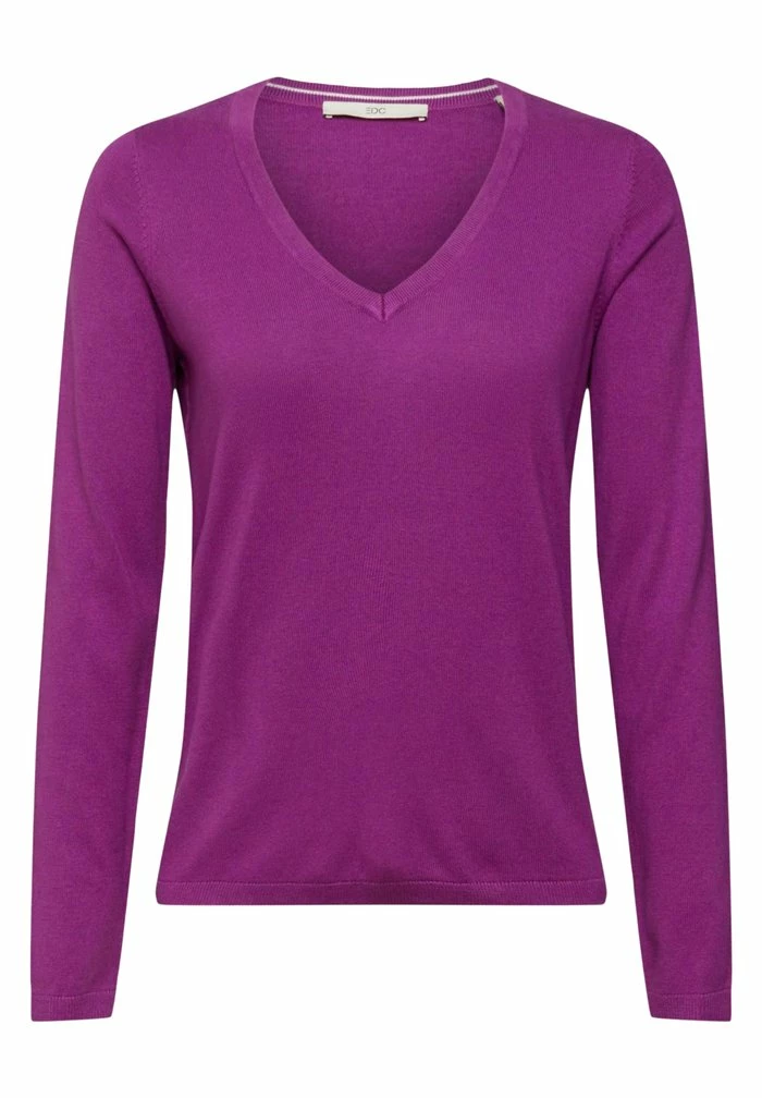 Edc By Esprit V-NECK - Jumper - Violet 6 Edc By Esprit V-NECK - Jumper - Violet - Image 6