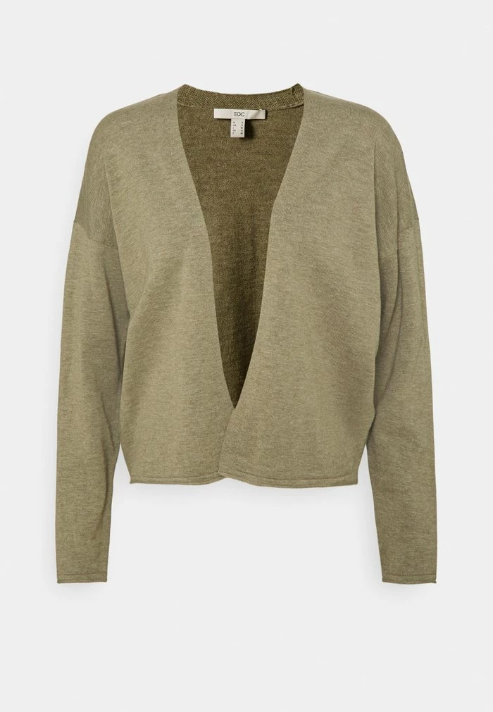 Edc By Esprit Cardigan - Light Khaki 1 Edc By Esprit Cardigan - Light Khaki