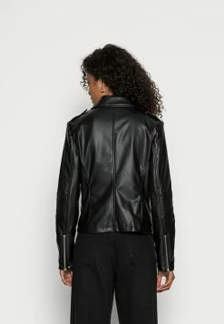 Edc By Esprit BIKER JACKET - Faux Leather Jacket - Black 7 Edc By Esprit BIKER JACKET - Faux Leather Jacket - Black -edc by Esprit Shop 8fb8954108384d10bfa7cc5f7ec3d854