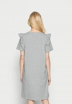 Edc By Esprit FRILL DRESS - Jersey Dress - Medium Grey 7 Edc By Esprit FRILL DRESS - Jersey Dress - Medium Grey -edc by Esprit Shop 904c9e6af1dd471fa618b6b51b4dccc9