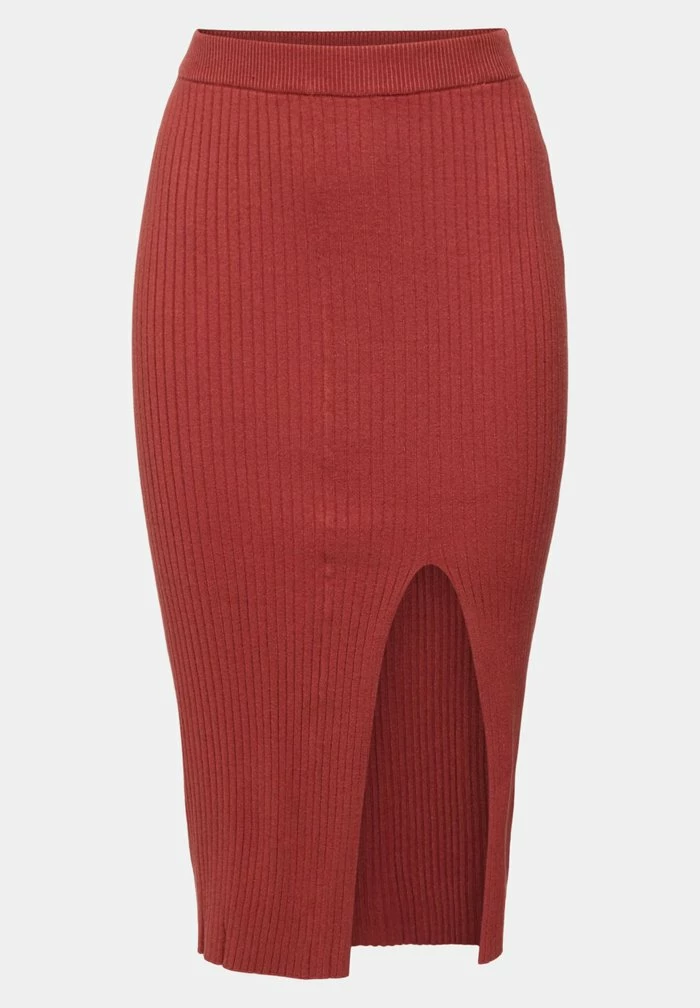 Edc By Esprit LONG - Pencil Skirt - Terracotta 9 Edc By Esprit LONG - Pencil Skirt - Terracotta - Image 9