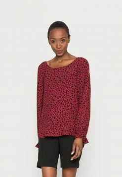 Edc By Esprit EASY BLOUSE - Blouse - Dark Red
