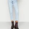 Edc By Esprit Straight Leg Jeans - Blue Light Wash