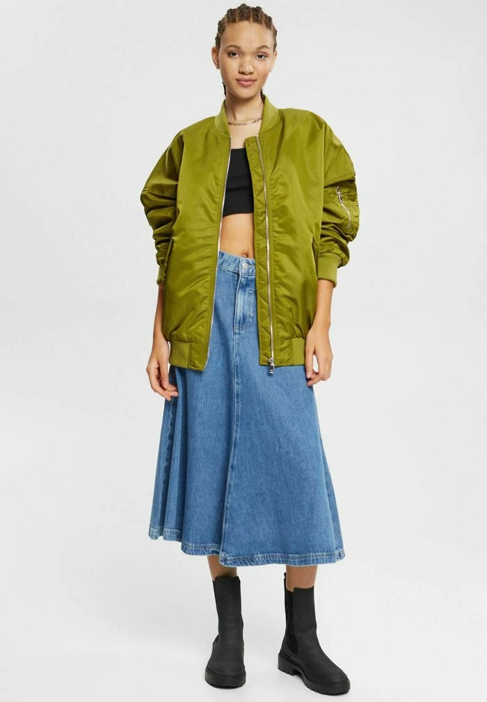 Edc By Esprit BOMBERJACKET - Bomber Jacket - Olive 2 Edc By Esprit BOMBERJACKET - Bomber Jacket - Olive - Image 2