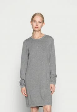 Edc By Esprit DRESS - Jumper Dress - Grey Medium