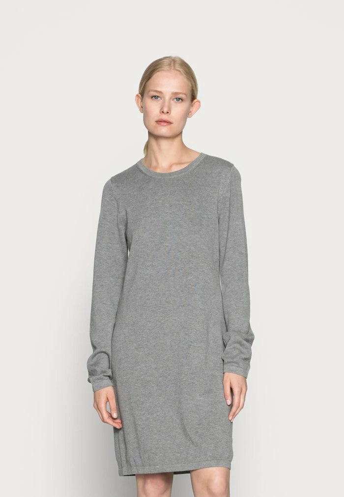 Edc By Esprit DRESS - Jumper Dress - Grey Medium 1 Edc By Esprit DRESS - Jumper Dress - Grey Medium