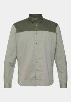 Edc By Esprit REGULAR FIT - Shirt - Dark Khaki -edc by Esprit Shop 9409c3f83a03454faf64a970b71c18a2