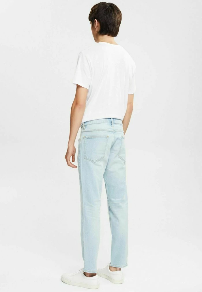 Edc By Esprit STRETCH - Straight Leg Jeans - Blue Bleached 3 Edc By Esprit STRETCH - Straight Leg Jeans - Blue Bleached - Image 3