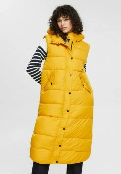 Edc By Esprit LONGLINE - Waistcoat - Sunflower Yellow