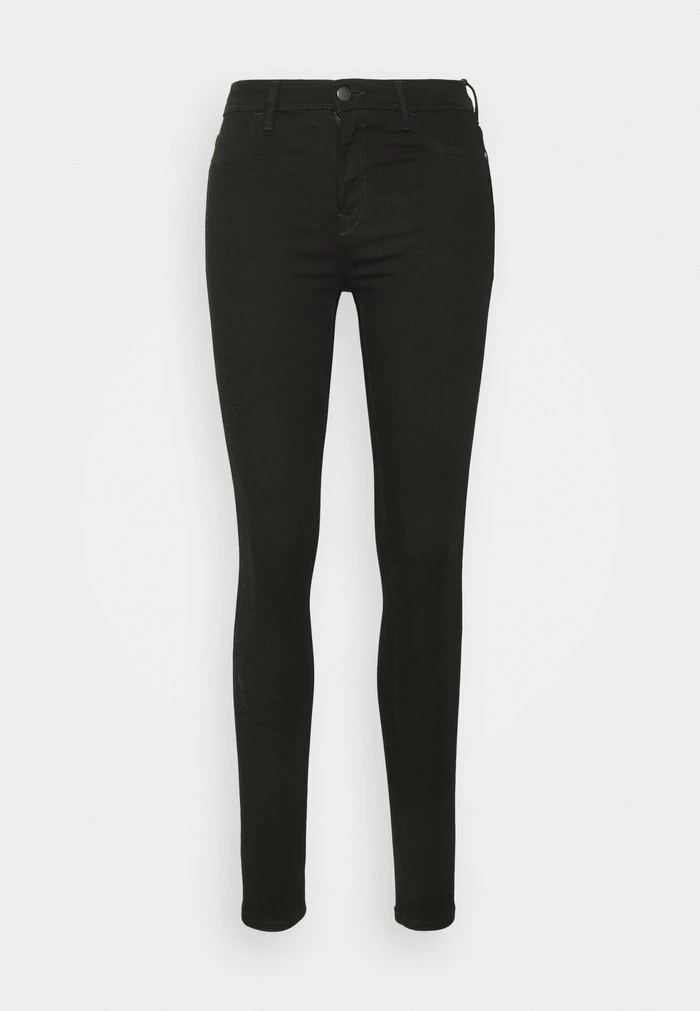 Edc By Esprit MEDIUM RISE - Jeggings - Black Rinse 4 Edc By Esprit MEDIUM RISE - Jeggings - Black Rinse - Image 4