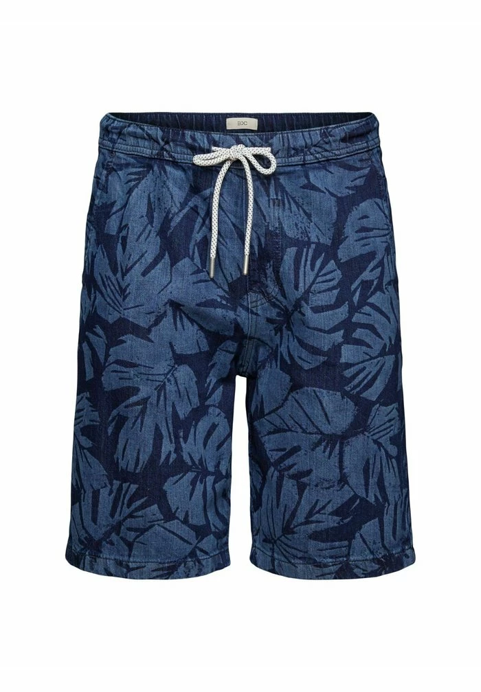 Edc By Esprit TROPISCHEM PRINT - Denim Shorts - Blue Medium Washed 6 Edc By Esprit TROPISCHEM PRINT - Denim Shorts - Blue Medium Washed - Image 6