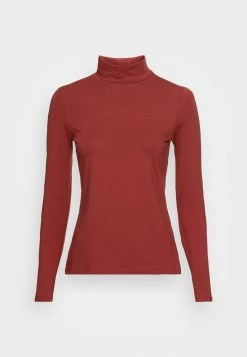 Edc By Esprit TURN UP - Long Sleeved Top - Terracotta