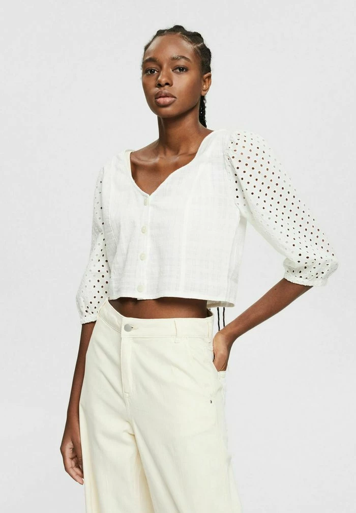Edc By Esprit Blouse - Off White 1 Edc By Esprit Blouse - Off White