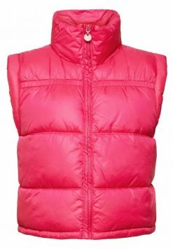 Edc By Esprit Waistcoat - Pink Fuchsia -edc by Esprit Shop 97c86a20ac3045d8808d894f4572836b
