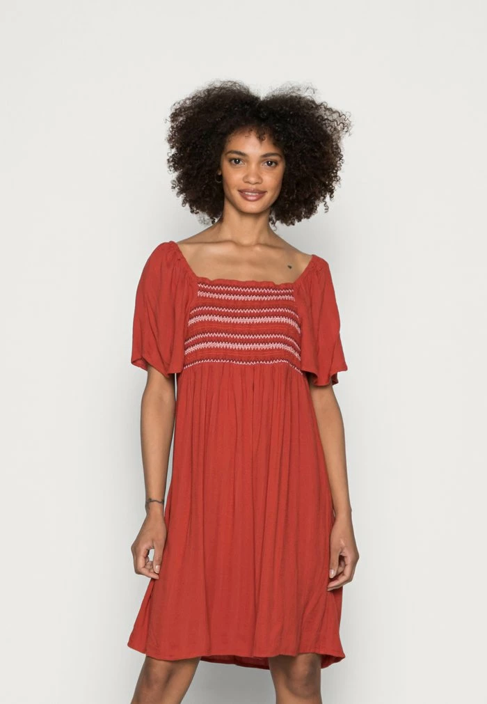 Edc By Esprit DRESS - Day Dress - Terracotta 1 Edc By Esprit DRESS - Day Dress - Terracotta