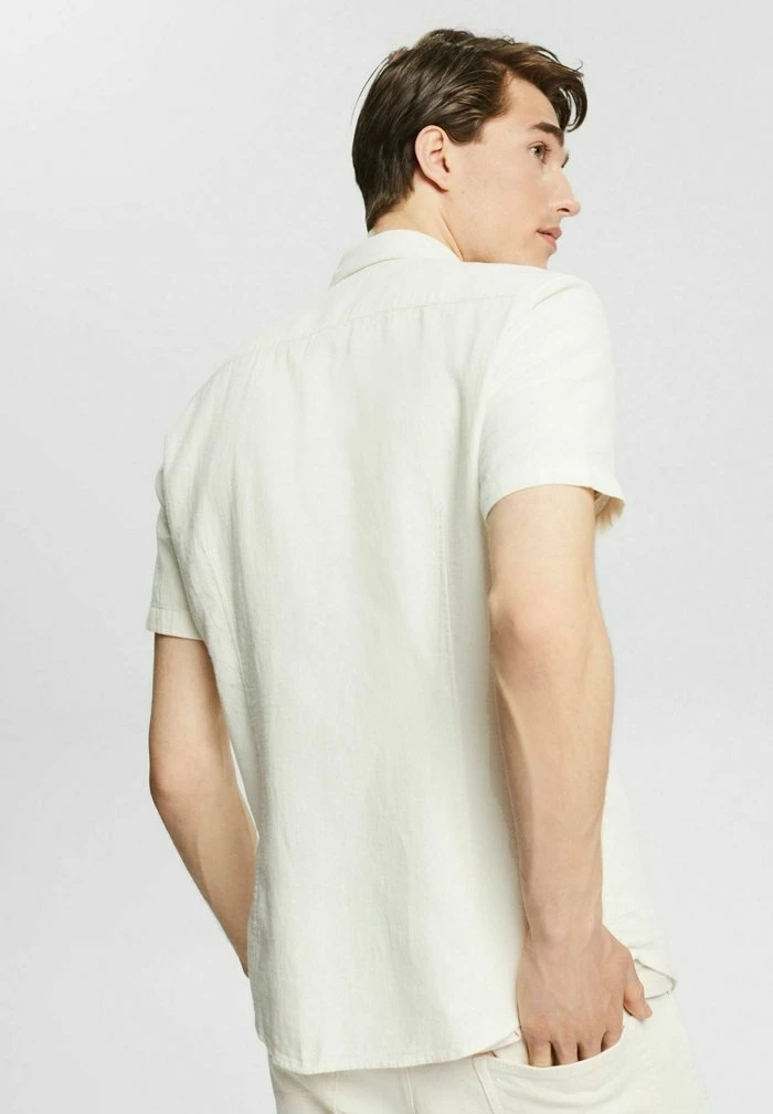 Edc By Esprit KURZÄRMELIGES - Shirt - Off White 3 Edc By Esprit KURZÄRMELIGES - Shirt - Off White - Image 3