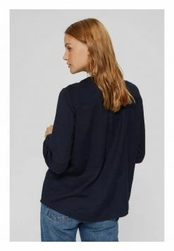 Edc By Esprit HENLEY - Blouse - Navy 10 Edc By Esprit HENLEY - Blouse - Navy -edc by Esprit Shop 992d17214921438c9063e005a8be382b