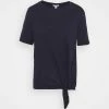 Edc By Esprit TIE TEE - Print T-shirt - Navy