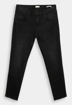 Edc By Esprit STRETCH - Straight Leg Jeans - Black Dark Wash -edc by Esprit Shop 99e800a7ad354dc4ab29837f12465b83