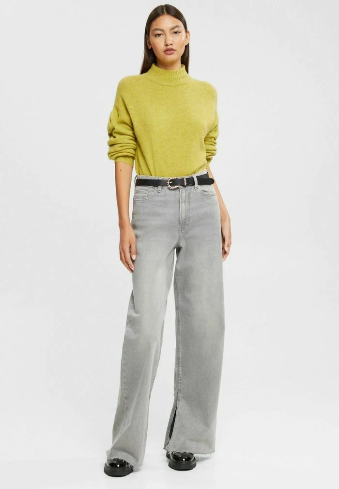 Edc By Esprit Flared Jeans - Grey Medium Washed 2 Edc By Esprit Flared Jeans - Grey Medium Washed - Image 2