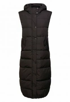 Edc By Esprit LONGLINE - Waistcoat - Black 11 Edc By Esprit LONGLINE - Waistcoat - Black -edc by Esprit Shop 9b5ca0eb2e9142c7bd6e2dd0b1fc8952