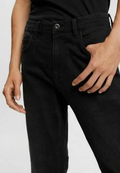 Edc By Esprit STRETCH - Straight Leg Jeans - Black Dark Wash -edc by Esprit Shop 9bc792b1e29c419eaa7749d1cc00ae82
