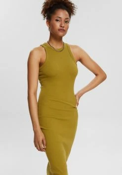 Edc By Esprit Shift Dress - Olive