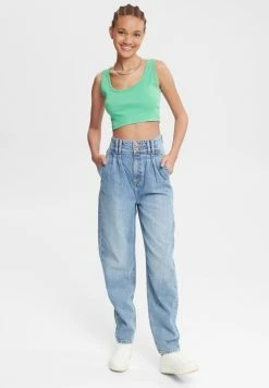 Edc By Esprit BALLON - Relaxed Fit Jeans - Blue Medium Wash -edc by Esprit Shop 9cf198f5cc9a4713badec31297603850