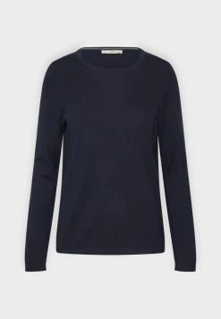 Edc By Esprit BASIC CREWNECK - Jumper - Navy -edc by Esprit Shop 9d9cc1946b0049a9bc0447afa0efda26