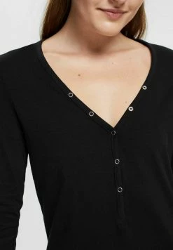 Edc By Esprit MIT HENLEY AUSSCHNITT - Long Sleeved Top - Black 10 Edc By Esprit MIT HENLEY AUSSCHNITT - Long Sleeved Top - Black -edc by Esprit Shop 9de23653f03a44d78106c45b2bae3c37