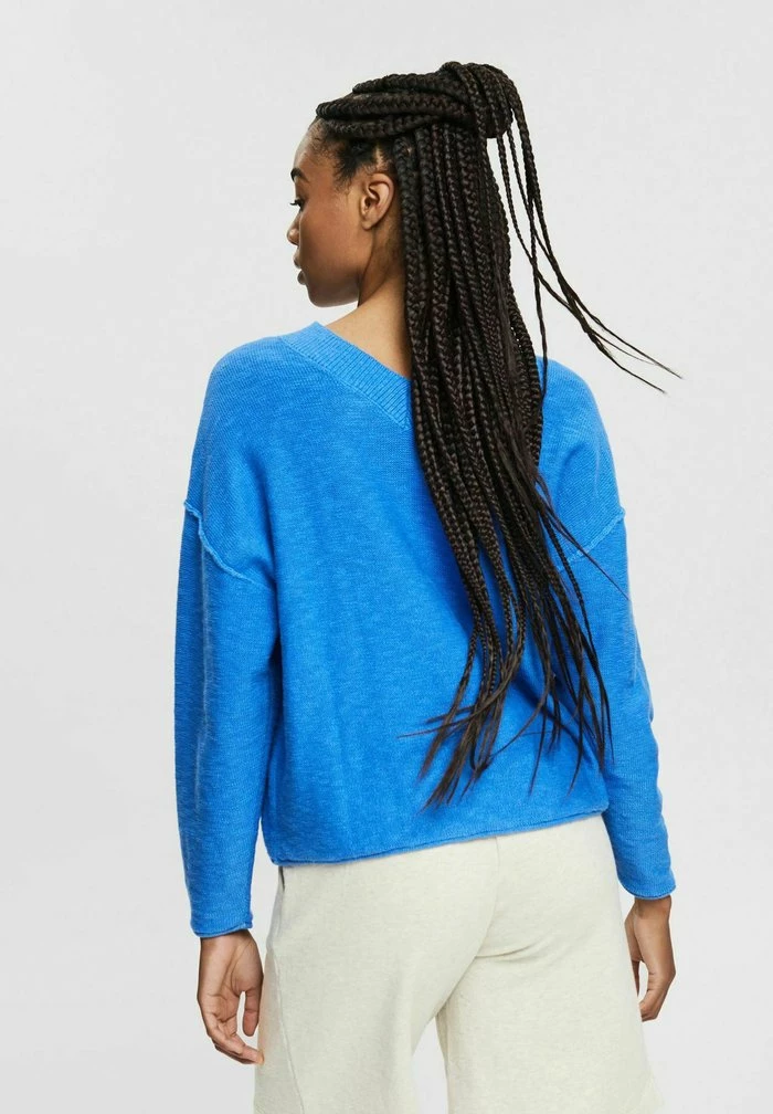 Edc By Esprit MIT V-AUSSCHNITT - Jumper - Ink 3 Edc By Esprit MIT V-AUSSCHNITT - Jumper - Ink - Image 3