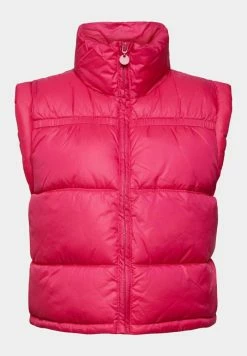 Edc By Esprit Waistcoat - Pink Fuchsia -edc by Esprit Shop 9e98215c5de84b78bbbe85f9a4266240