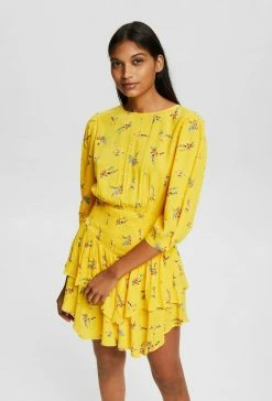 Edc By Esprit LENZING™ ECOVERO™ - Shift Dress - Sunflower Yellow
