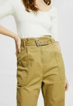 Edc By Esprit Trousers - Leaf Green -edc by Esprit Shop 9ffe0b1cd3d14df594ecee1241cd5e11