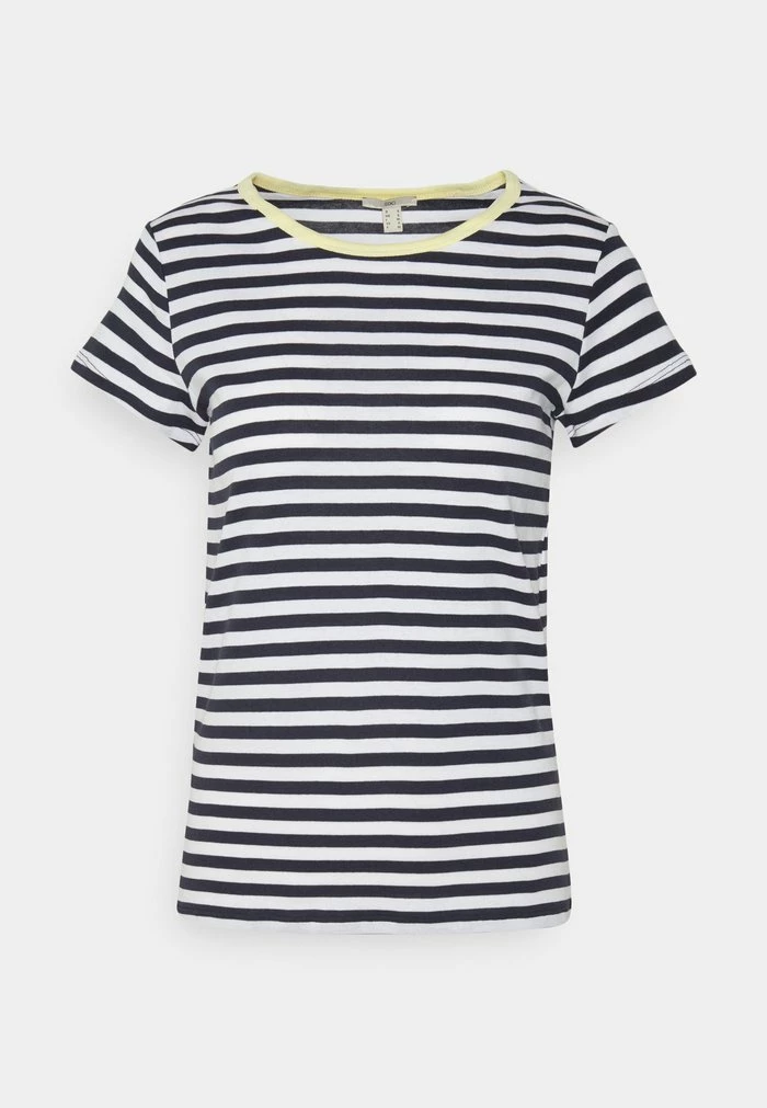 Edc By Esprit STRIPED SHORTSLEEVE TEE - Print T-shirt - Navy 1 Edc By Esprit STRIPED SHORTSLEEVE TEE - Print T-shirt - Navy