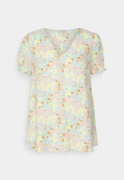 Edc By Esprit SHORT SLEEVE BLOUSE - Print T-shirt - Off White