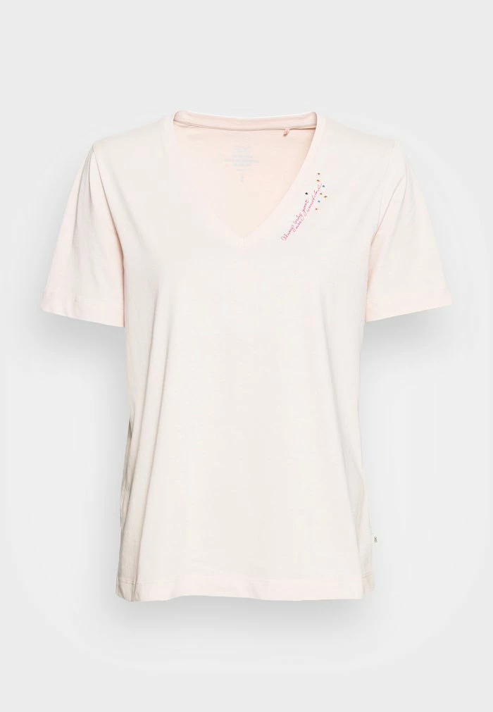 Edc By Esprit Print T-shirt - Dusty Nude 4 Edc By Esprit Print T-shirt - Dusty Nude - Image 4