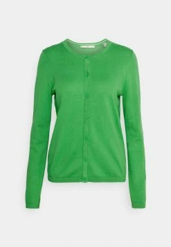 Edc By Esprit BASIC CREWNECK - Cardigan - Green -edc by Esprit Shop a1dc40b0271643bfa79430878649208e