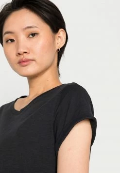 Edc By Esprit SLUB ROUND NECK 2 PACK - Basic T-shirt - Black -edc by Esprit Shop a294fb8e56b7421cbabaaa628d65c7dd