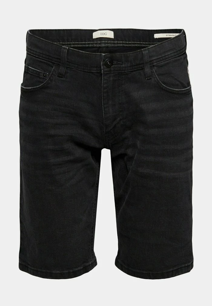 Edc By Esprit Denim Shorts - Black Dark Washed 9 Edc By Esprit Denim Shorts - Black Dark Washed - Image 9