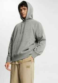 Edc By Esprit MIT KAPUZE - Hoodie - Medium Grey -edc by Esprit Shop a35596a1e7354ef98b5ad066234f66b1