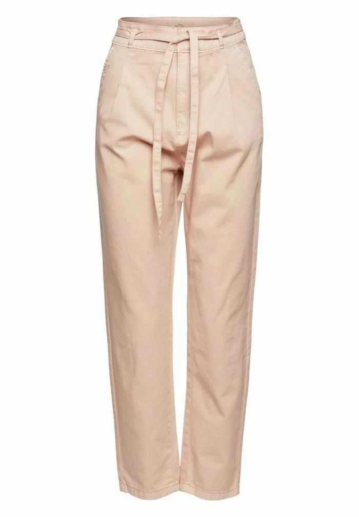 Edc By Esprit MIT BINDEGÜRTEL - Trousers - Dusty Nude 5 Edc By Esprit MIT BINDEGÜRTEL - Trousers - Dusty Nude - Image 5