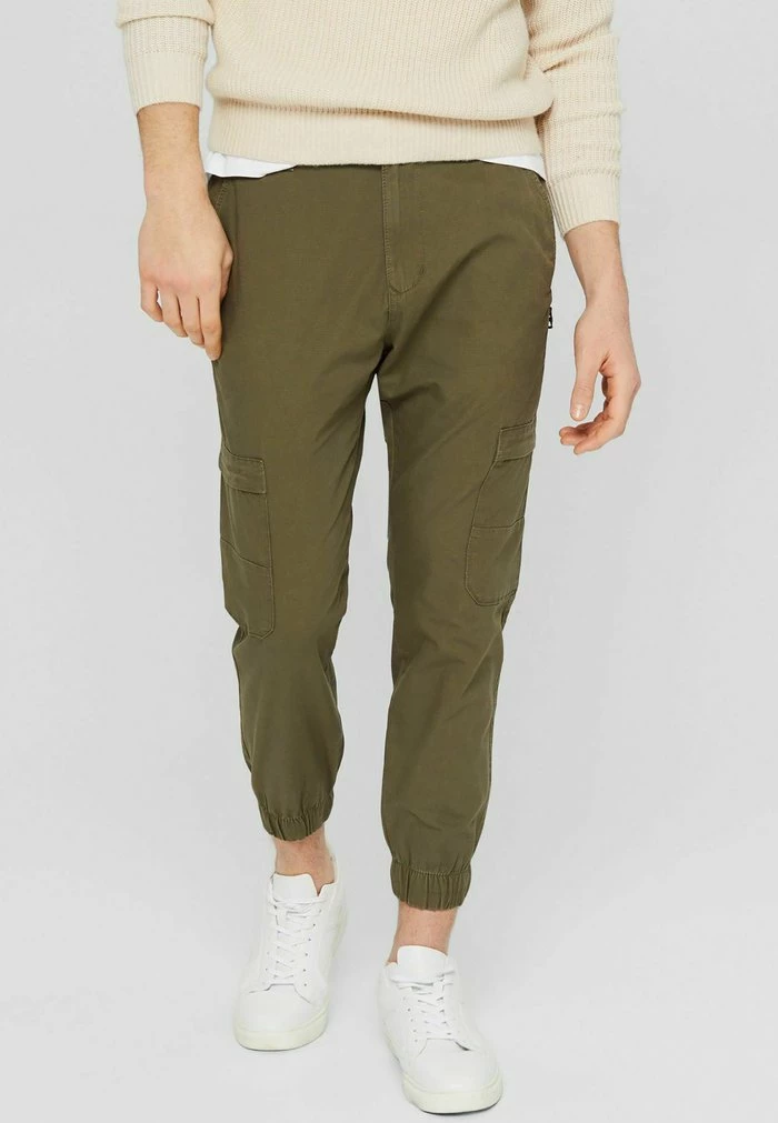 Edc By Esprit MIT ZIPPERTASCHEN - Cargo Trousers - Forest 1 Edc By Esprit MIT ZIPPERTASCHEN - Cargo Trousers - Forest