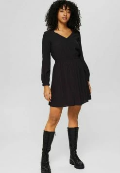 Edc By Esprit MIT - Day Dress - Black -edc by Esprit Shop a3b036a2235f4ce3b697f6acc16c3d61