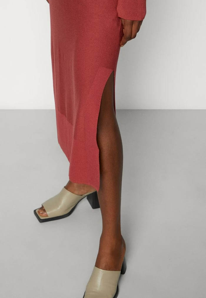 Edc By Esprit VNECK DRESS - Jumper Dress - Terracotta 6 Edc By Esprit VNECK DRESS - Jumper Dress - Terracotta - Image 6